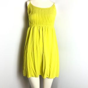 Old Navy neon yellowish green dress